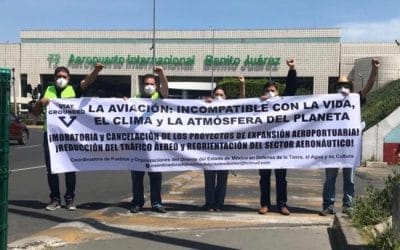 March on Benito Juarez Airport – Those who fight for life, never die!