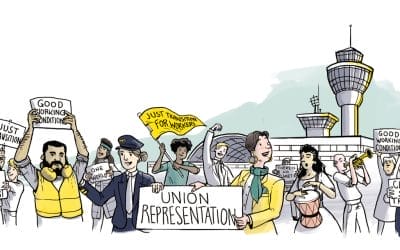 Engaging aviation workers and trade unions