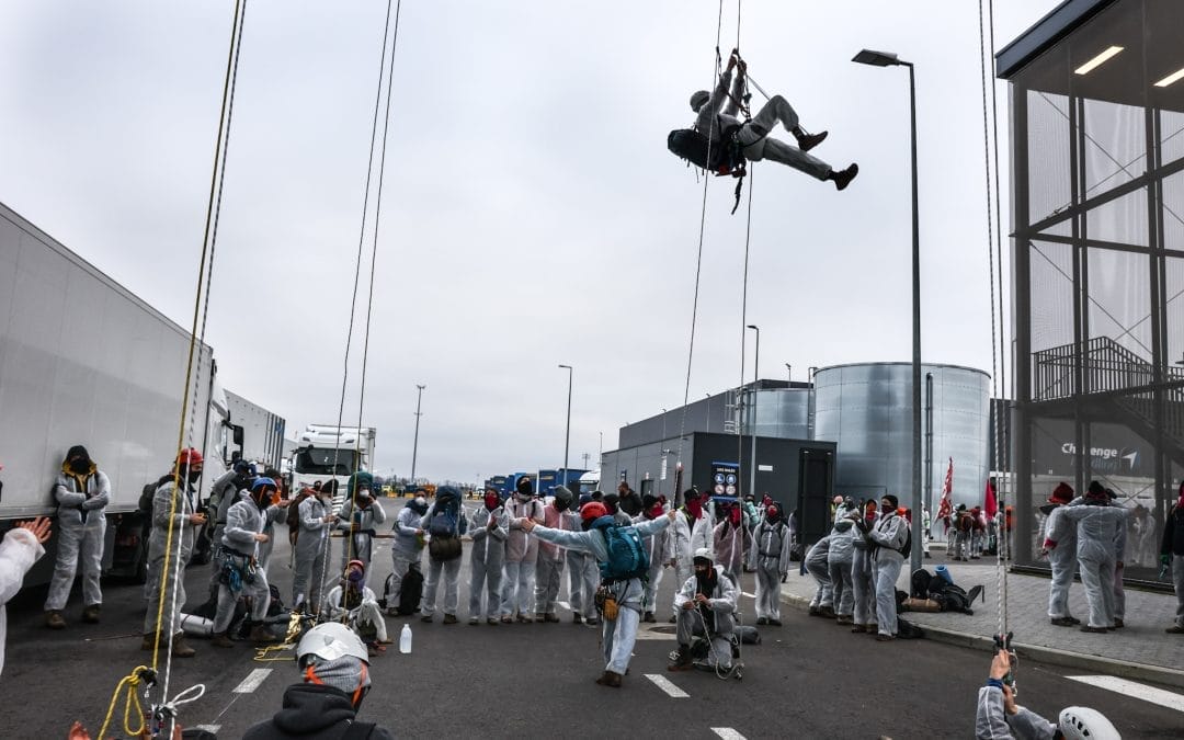 Mass civil disobedience at Belgium airports and protests against destructive mega projects in Mexico highlighting aviation as the pinnacle of climate injustice