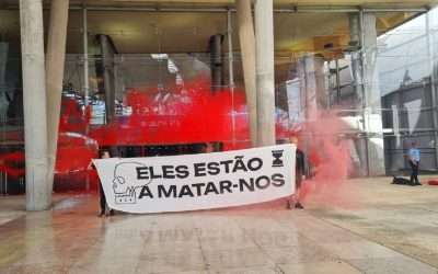 “The aviation industry is killing us” – activists interrupt the World Aviation Festival