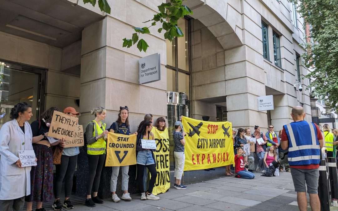 Groups denounce London City Airport Expansion, in Fourth Day of Protests Targeting Airports