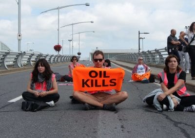 Supporters of Last Generation Canada blocked the access to departures area of Montreal’s Pierre Elliott Trudeau international airport.
