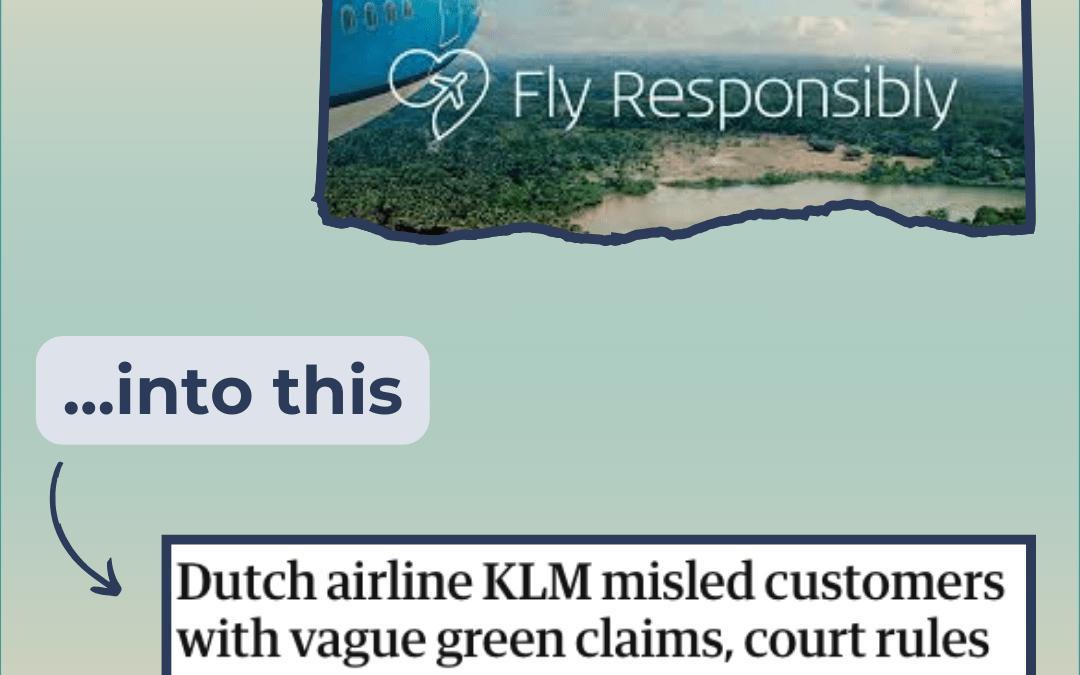 Webinar: How to get greenwashing airline ads banned