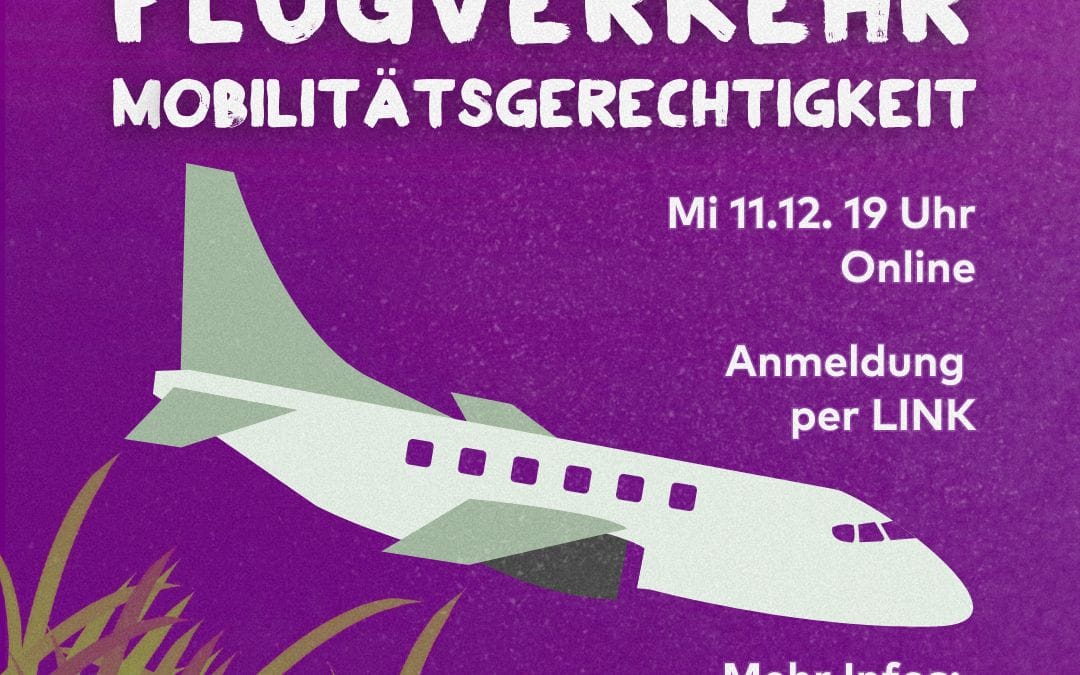 Bausteine für ein solidarisches Klima: Mobilitätsgerechtigkeit: Flugverkehr 