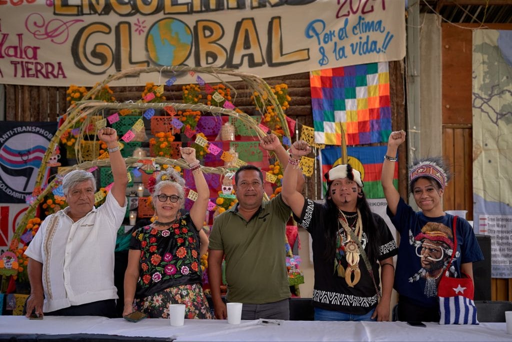 Permanecer en la terre attended the Anti COP in 2024