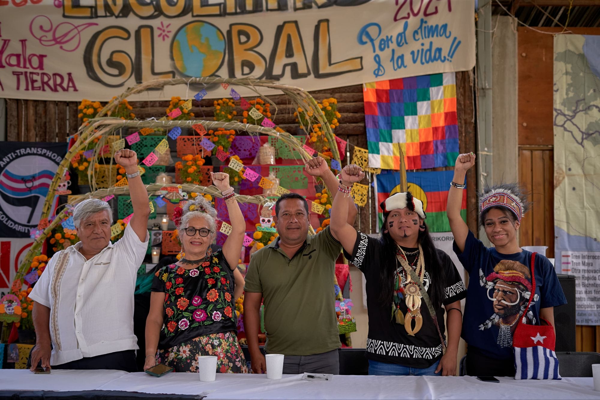 Permanecer en la terre attended the Anti COP in 2024